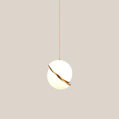 Sliced Sphere Pendant Light | Full Glass