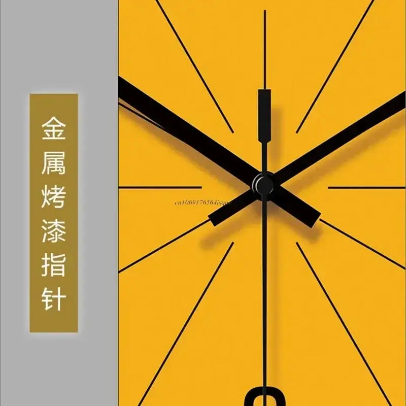 Modern Nordic Wall Clock – Silent Sweep Movement