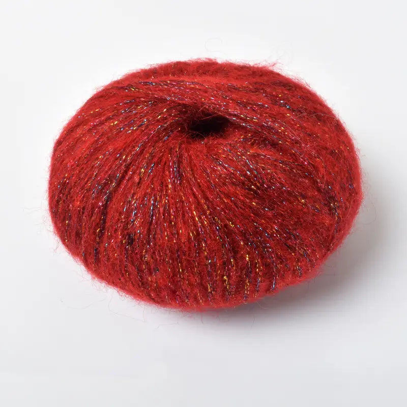 Sequin Mohair Crochet Yarn - Soft & Warm for Baby Projects