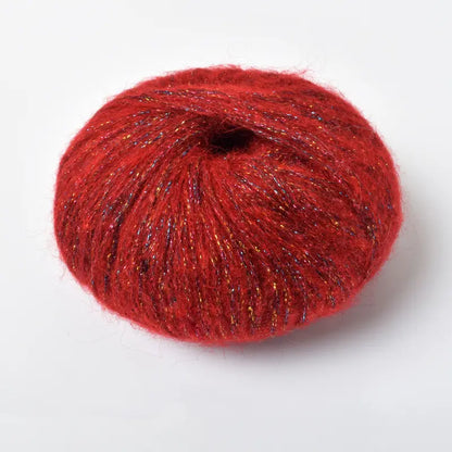 Sequin Mohair Crochet Yarn - Soft & Warm for Baby Projects