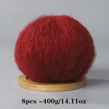Mohair Yarn Set - Soft & Skin-Friendly for DIY Projects