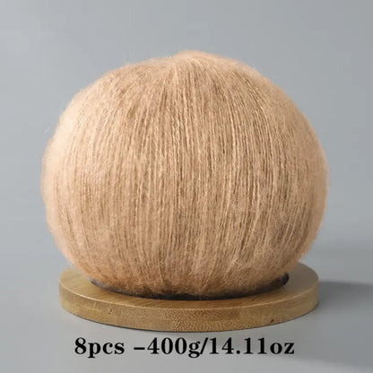 Mohair Yarn Set - Soft & Skin-Friendly for DIY Projects