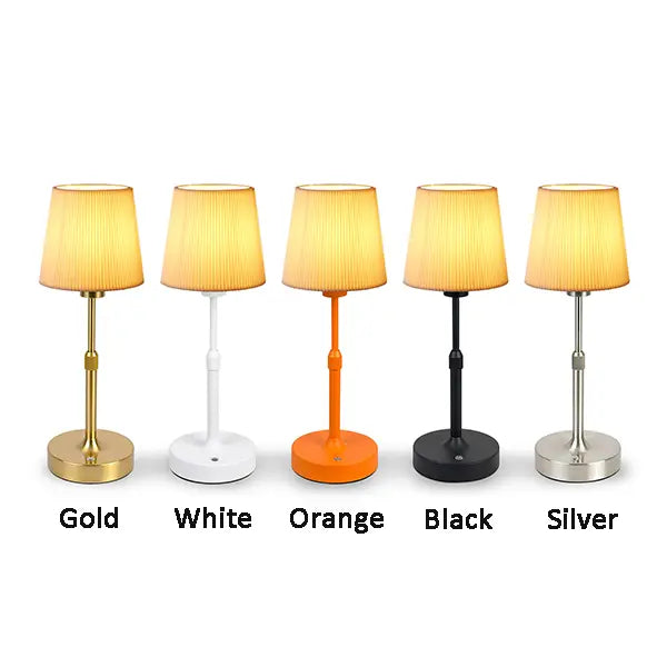 Fabric Desk Lamp - Rechargeable & Touch Control