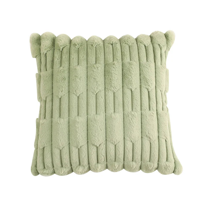 Plush Cushion Cover - Soft Sofa Pillow