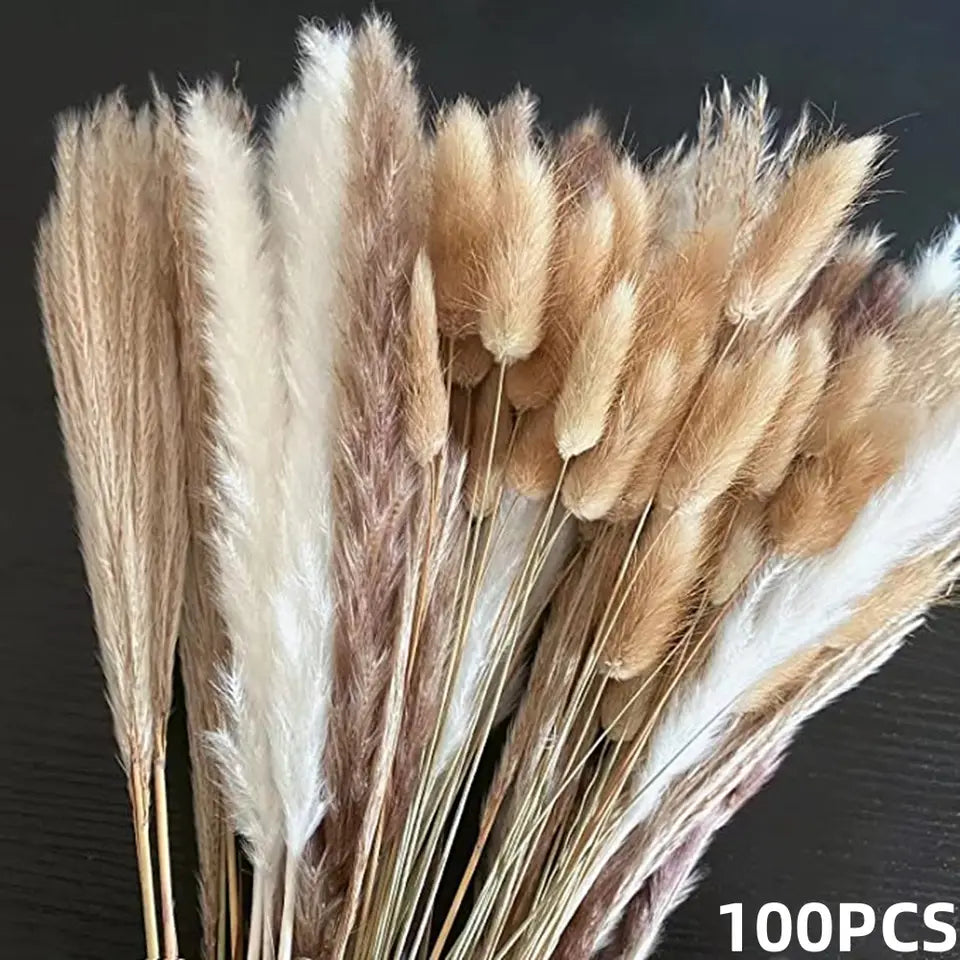 Dried Pampas Grass Bouquet – Boho Home Decor