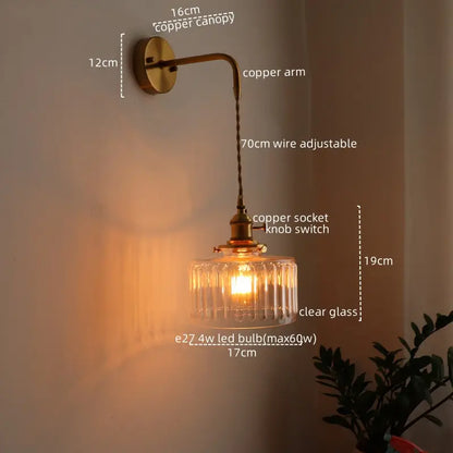 Vintage Green Glass Wall Sconce – Pull Chain Switch | sitezone test 02