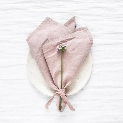 Linen Napkins Set - 40x40cm, Soft & Reusable | sitezone test 02