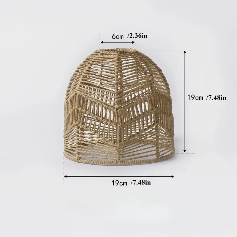 Bamboo Pendant Light – Hand-Woven Lantern for Warm Ambiance