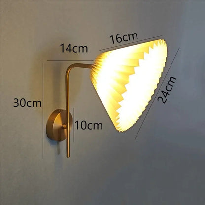 Nordic Bedside Wall Lamp – Rotatable LED for Bedroom Reading