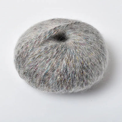 Sequin Mohair Crochet Yarn - Soft & Warm for Baby Projects