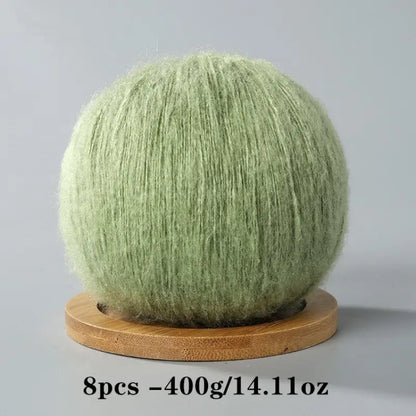 Mohair Yarn Set - Soft & Skin-Friendly for DIY Projects