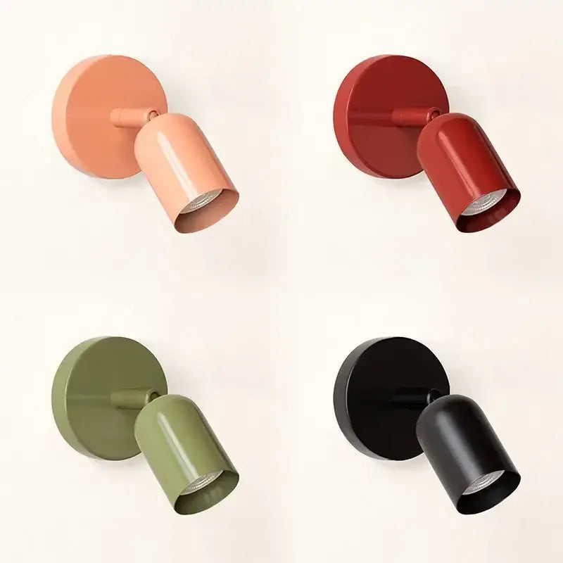 E27 nordische Wand leuchte minimalist ische Macaron LED Single Head Leuchten für Schlafzimmer Nacht Esszimmer Coffee Shop Innen dekor Lichter