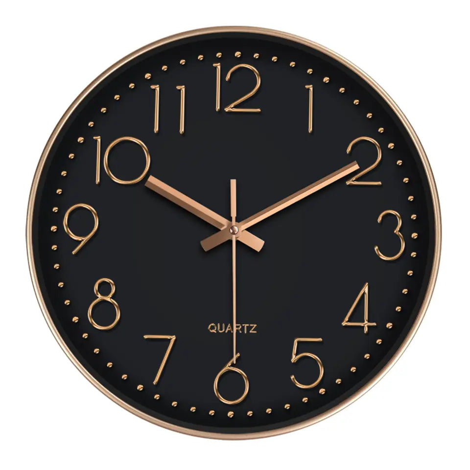 Minimalist Quartz Wall Clock – Silent, Modern Design
