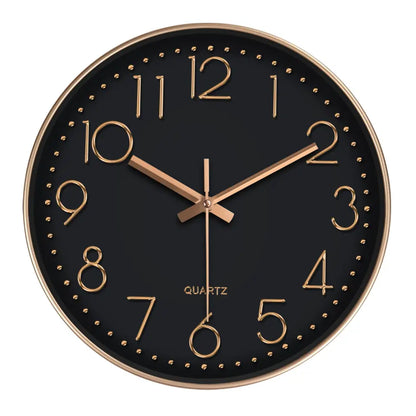 Minimalist Quartz Wall Clock – Silent, Modern Design