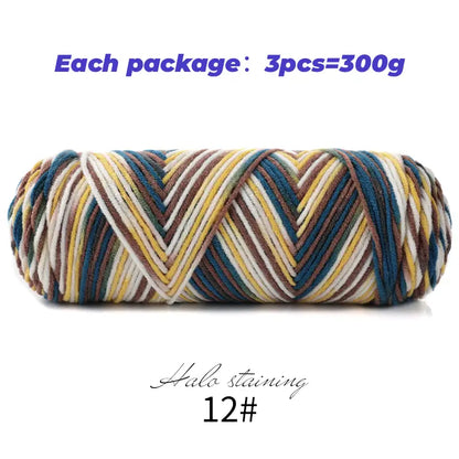 Dyed Milk Cotton Yarn - DIY Knitting & Crochet | sitezone test 02