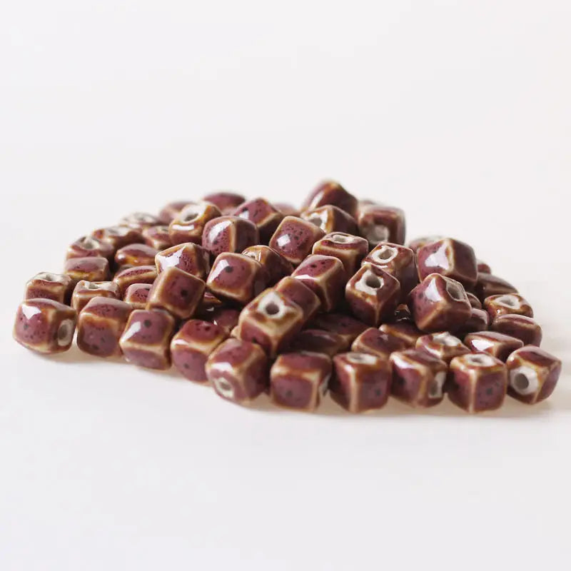 Square Ceramic Spacer Beads - Jewelry Making | sitezone test 02