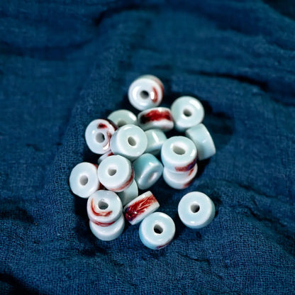 Vintage Ceramic Beads - Ring Shape for Jewelry Making | sitezone test 02