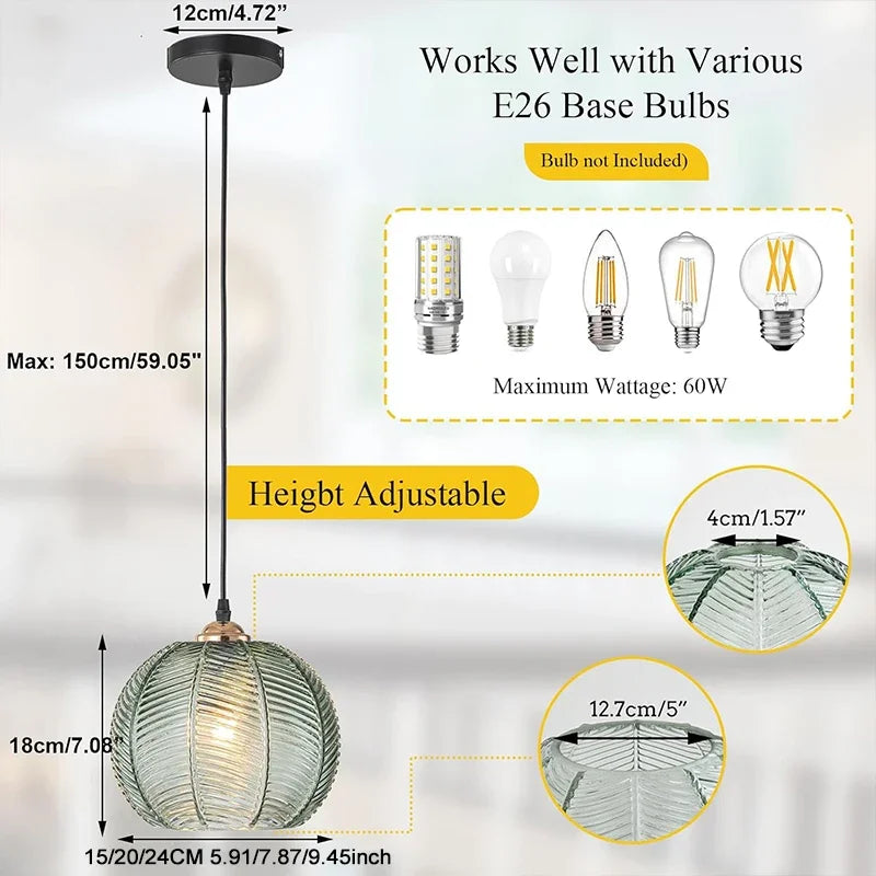 Nordic Glas Anhänger Licht Mehrfarbige Moderne Hängen Lampe Für Wohnzimmer Esszimmer Hotel Studie Schlafzimmer Innen Dekorative Leuchte