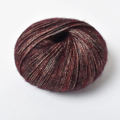 Sequin Mohair Crochet Yarn - Soft & Warm for Baby Projects