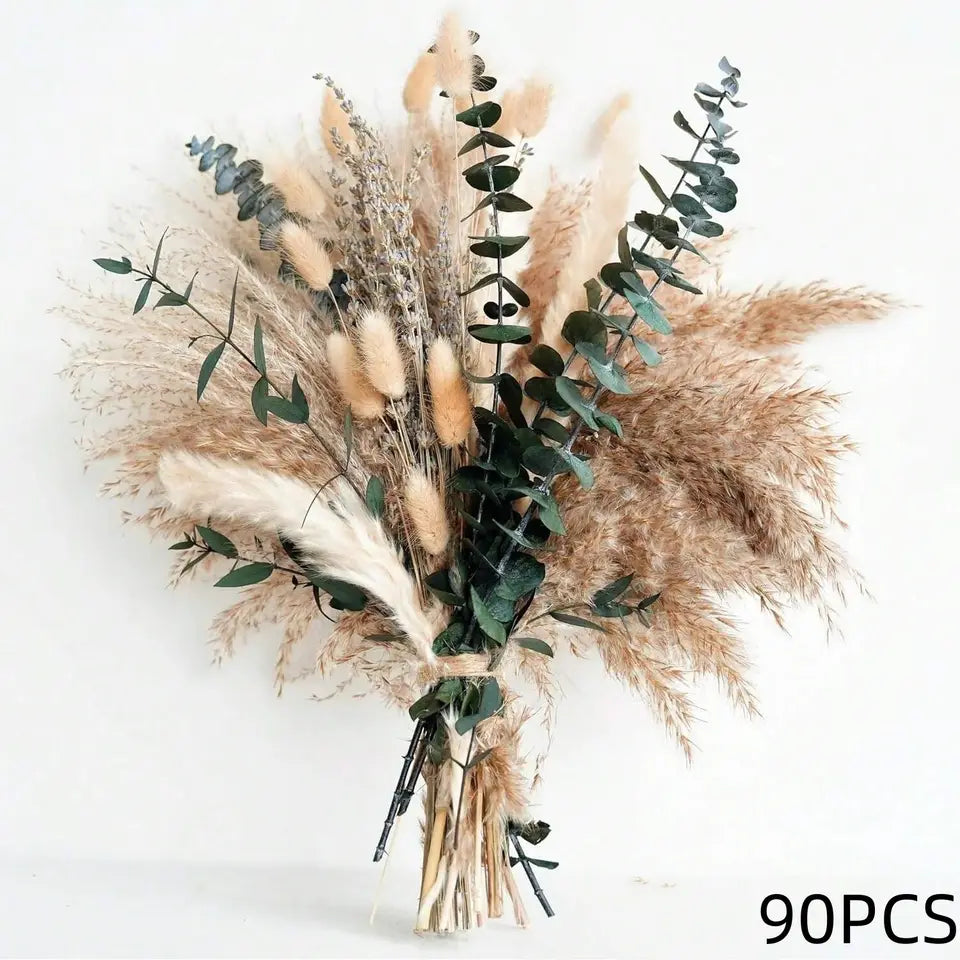 Dried Pampas Grass Bouquet – Boho Home Decor