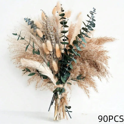Dried Pampas Grass Bouquet – Boho Home Decor