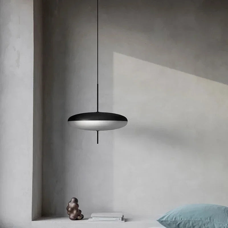Nordic LED Anhänger Licht Fliegende Untertasse Design Lampe Für Schlafzimmer Wohnzimmer Bar Cafe Büro Innen Einfache Hause Dekorative Leuchte
