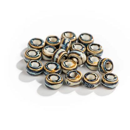 Vintage Ceramic Beads - Ring Shape for Jewelry Making | sitezone test 02