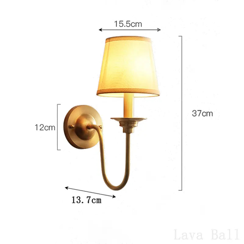 Copper Wall Sconce – Classic Design, Warm Lighting