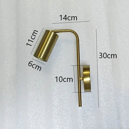 Nordic Bedside Wall Lamp – Rotatable LED for Bedroom Reading