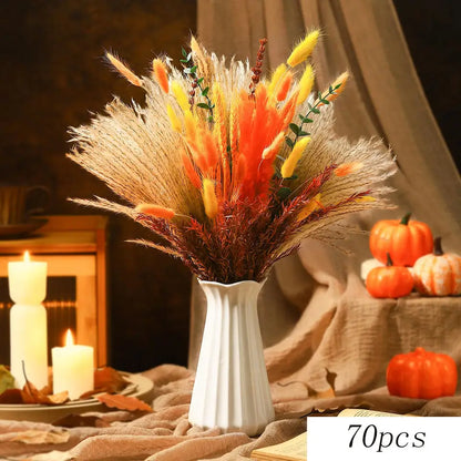 Dried Pampas Grass Bouquet - Autumn Rustic Home Decor