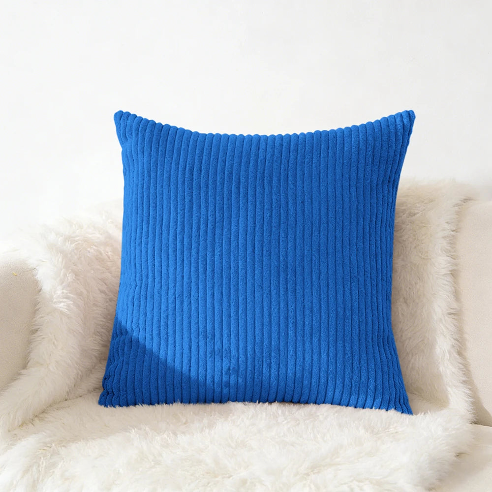 Corduroy Pillow Cover - Soft Flannel Cushion
