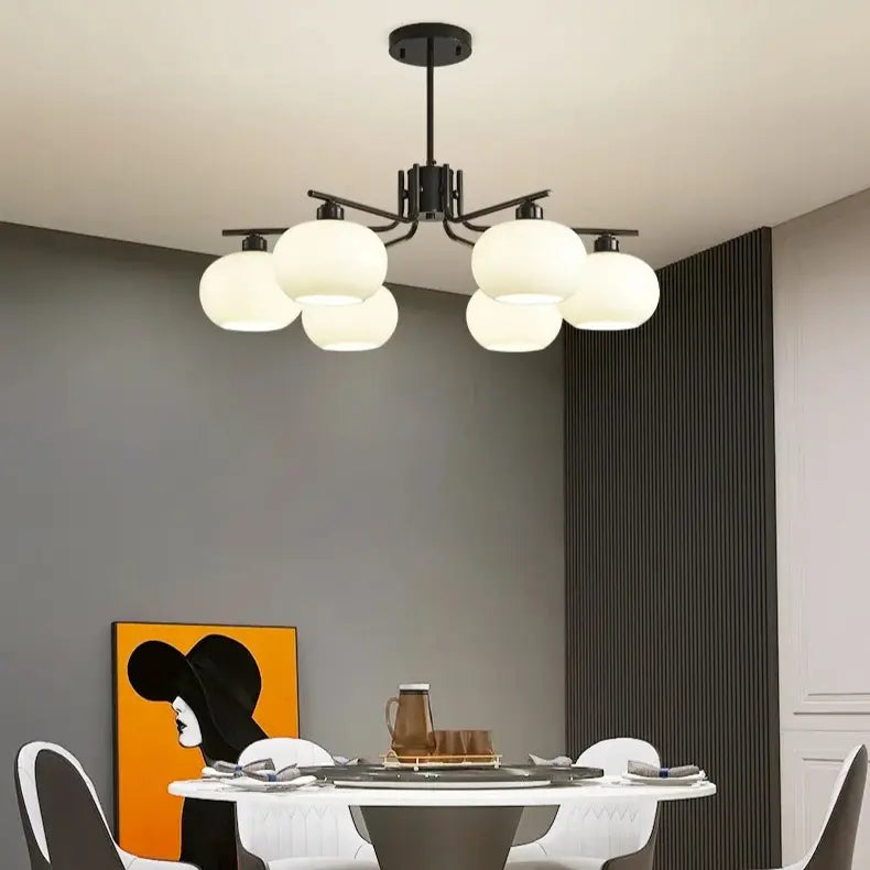 Nordic Glass Pendant Light – Modern LED for Dining & Kitchen