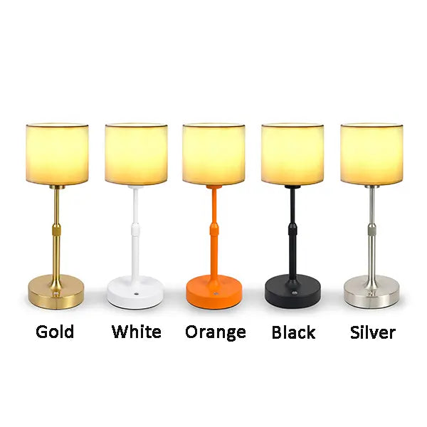 Fabric Desk Lamp - Rechargeable & Touch Control