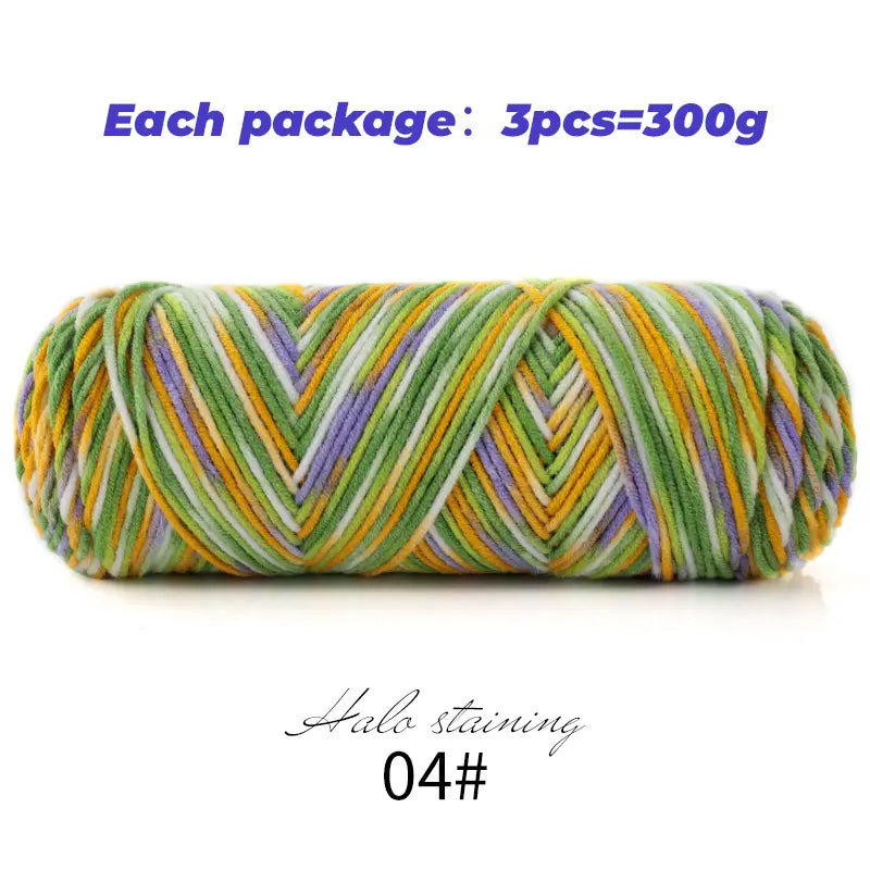 Dyed Milk Cotton Yarn - DIY Knitting & Crochet | sitezone test 02