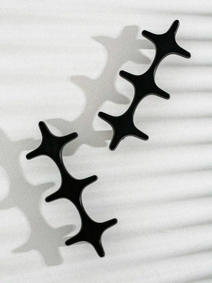 Minimalist Brass Cabinet Pulls - Modern Black Handles