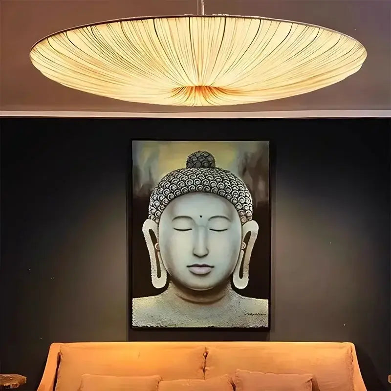 Nordic Cloth Pendant Light - Lotus Leaf Design | sitezone test 02