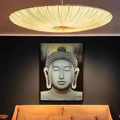 Nordic Cloth Pendant Light - Lotus Leaf Design | sitezone test 02