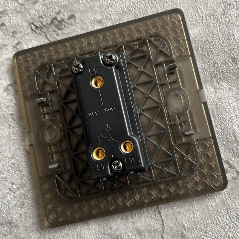 Matte Stainless Steel Wall Switch - USB & EU Outlet | sitezone test 02