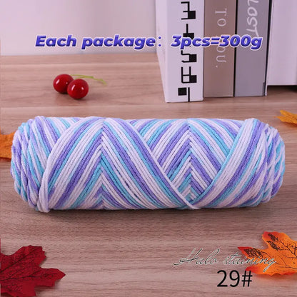 Dyed Milk Cotton Yarn - DIY Knitting & Crochet | sitezone test 02