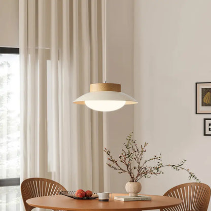 Cream Wind LED Pendant Light - Soft Ambient Lighting