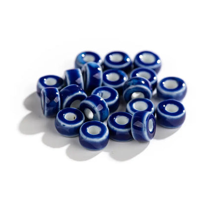 Vintage Ceramic Beads - Ring Shape for Jewelry Making | sitezone test 02