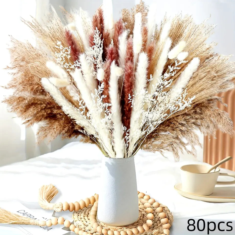 Dried Pampas Grass Bouquet – Boho Home Decor