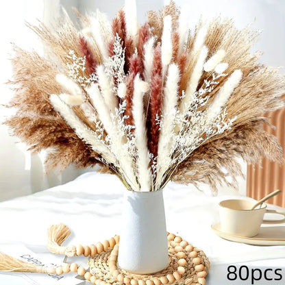 Dried Pampas Grass Bouquet – Boho Home Decor
