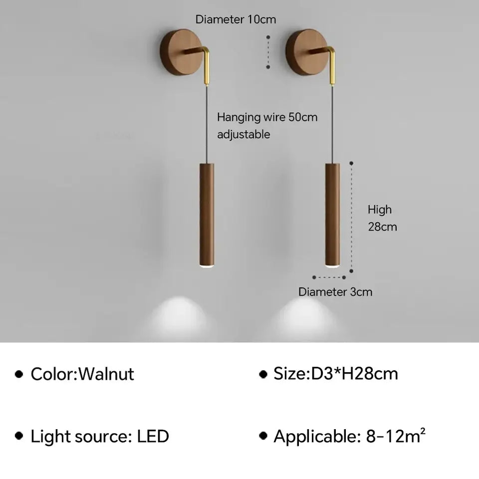 Modern LED Wall Sconce - Adjustable Reading Light