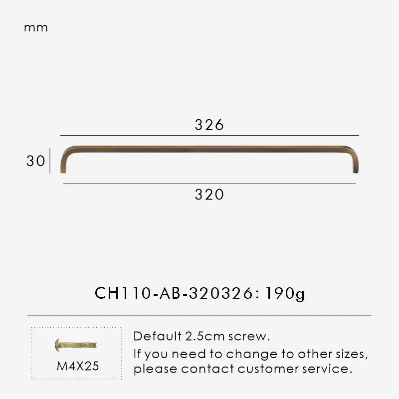 Solid Brass Cabinet Pulls – Modern Bent Design | sitezone test 02