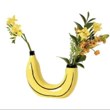 Banana Vase | Unique Resin Flower Vase