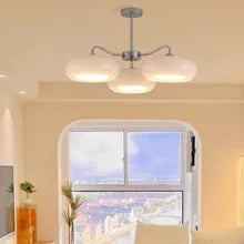 Orange Glass Chandelier – Vintage Bauhaus Design | sitezone test 02