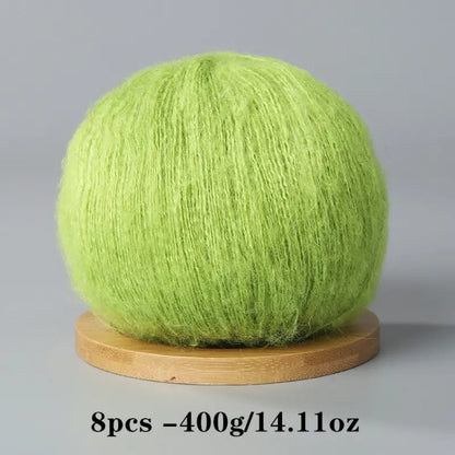 Mohair Yarn Set - Soft & Skin-Friendly for DIY Projects