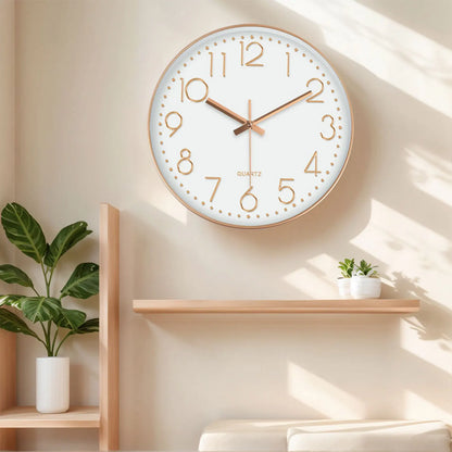 Minimalist Quartz Wall Clock – Silent, Modern Design
