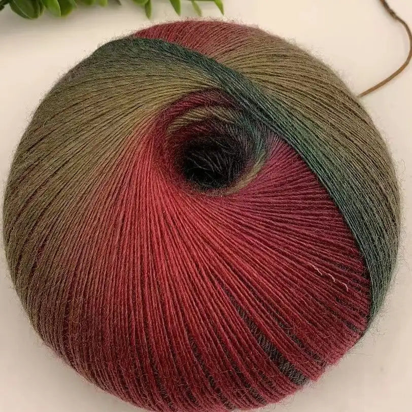 Rainbow Gradient Yarn - 200g/1600m for Crochet